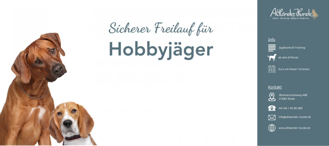 Kurs Freilauf für Hobbyjäger