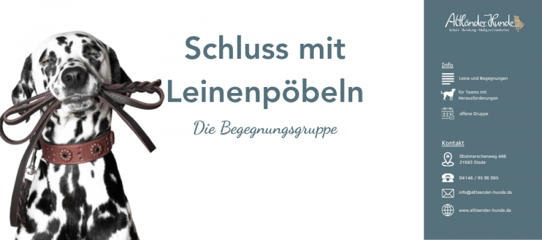 Schluss mit Leinenpöbeln - die Begegnungsgruppe
