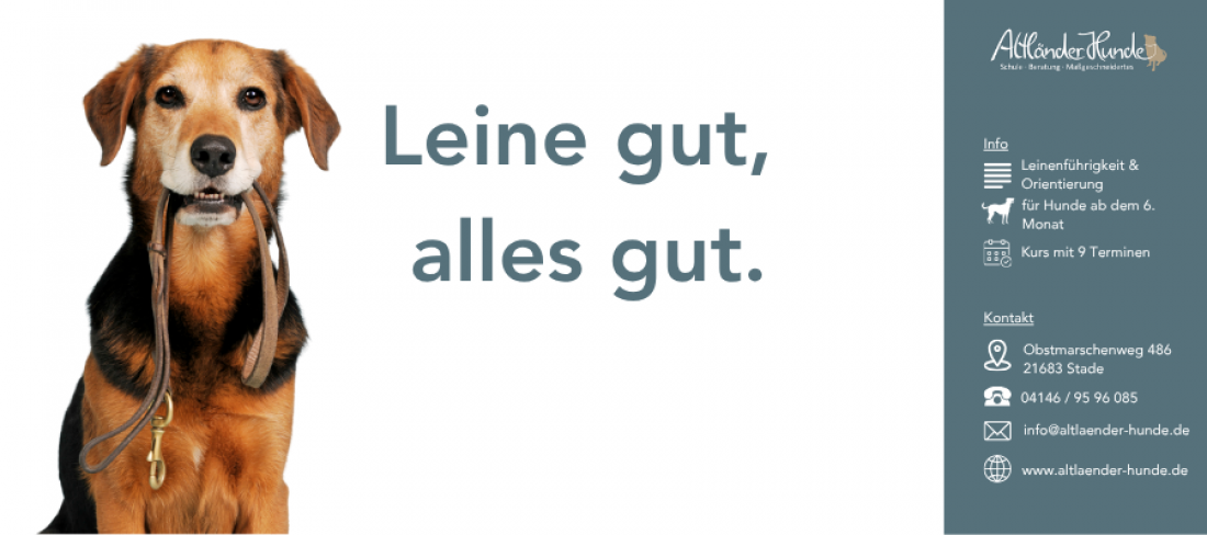 Leine gut, alles gut.