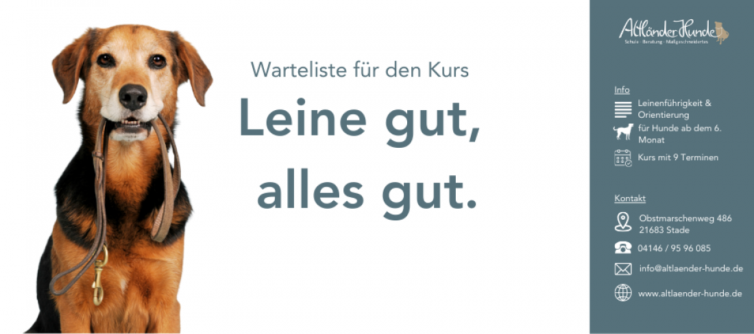 Leine gut, alles gut - Warteliste
